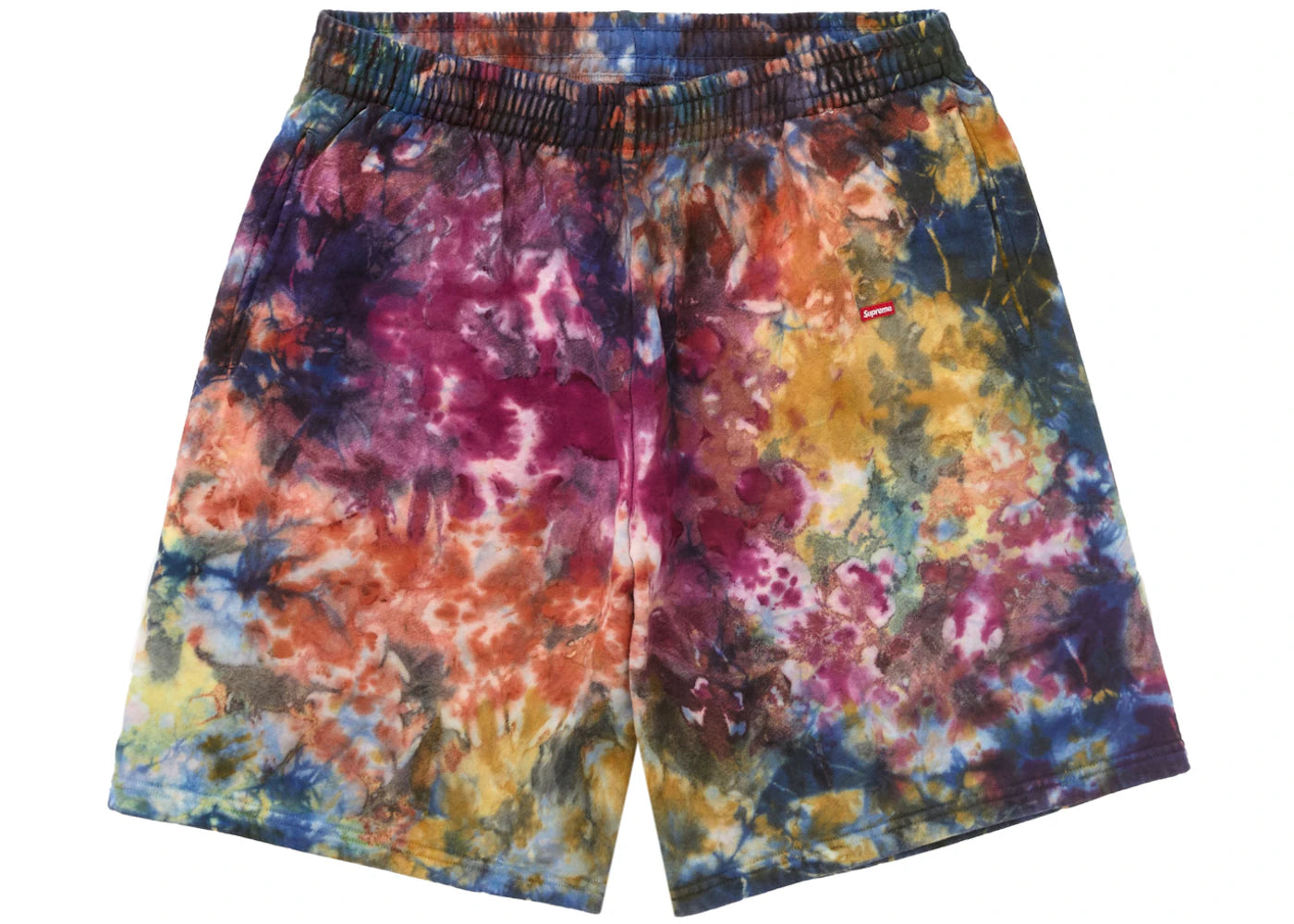 Supreme Overdyed Small Box Sweatshort Multicolor - vue 360