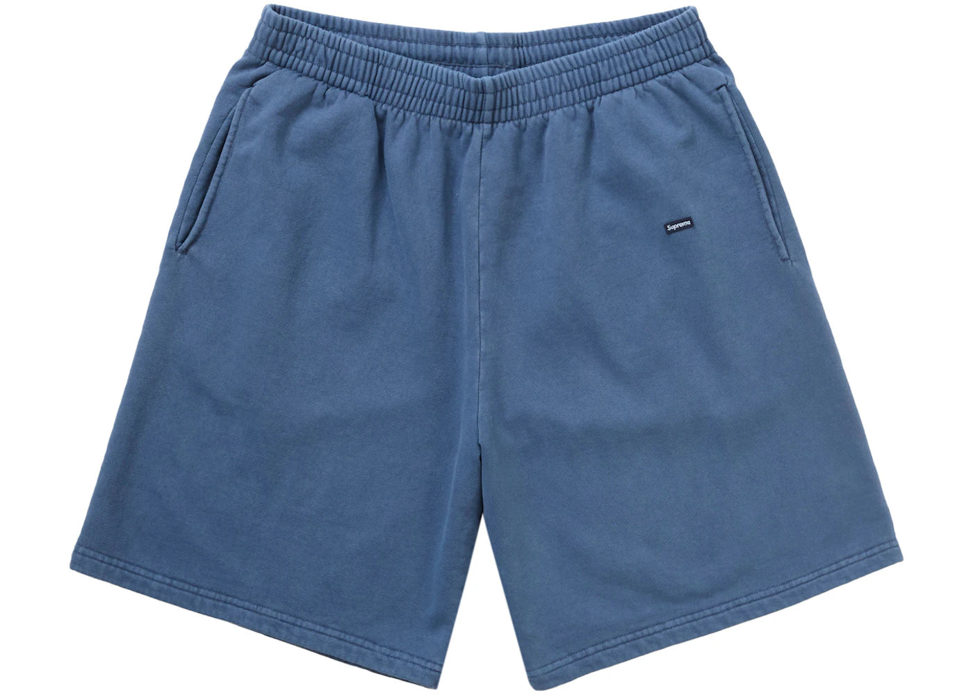 Supreme Overdyed Small Box Sweatshort Dark Slate - vue secondaire A