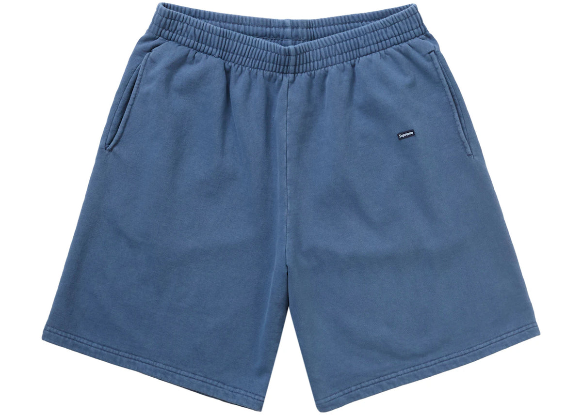 Supreme Overdyed Small Box Sweatshort Dark Slate - vue 360