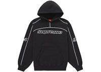 Supreme Overlock Hooded Sweatshirt Black