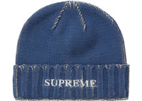 Supreme Overprint Beanie Blue