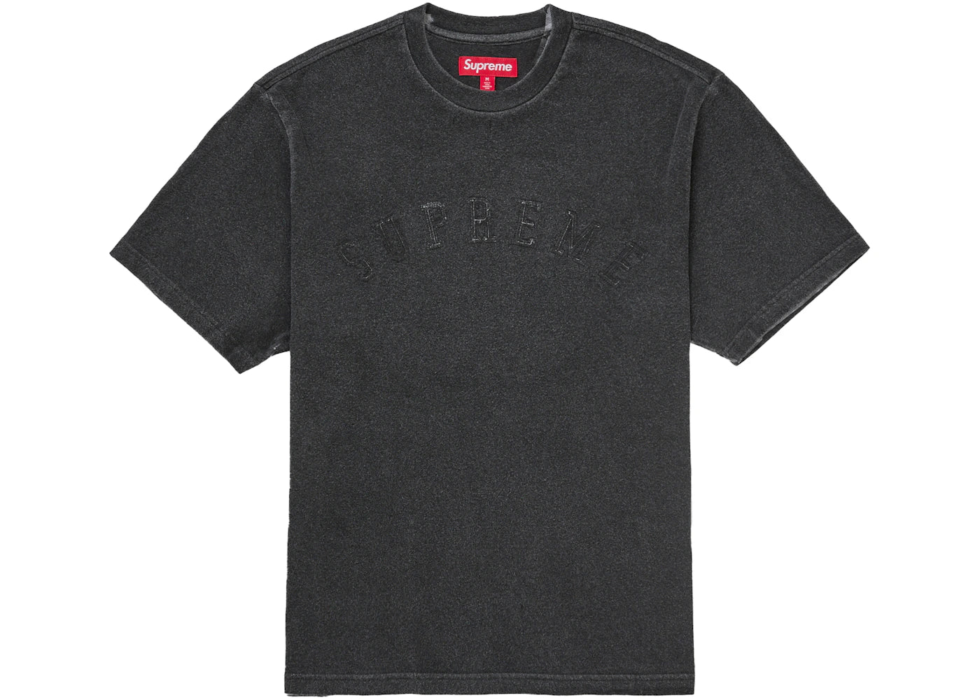 Supreme Overprint S/S Top Black - vue secondaire A