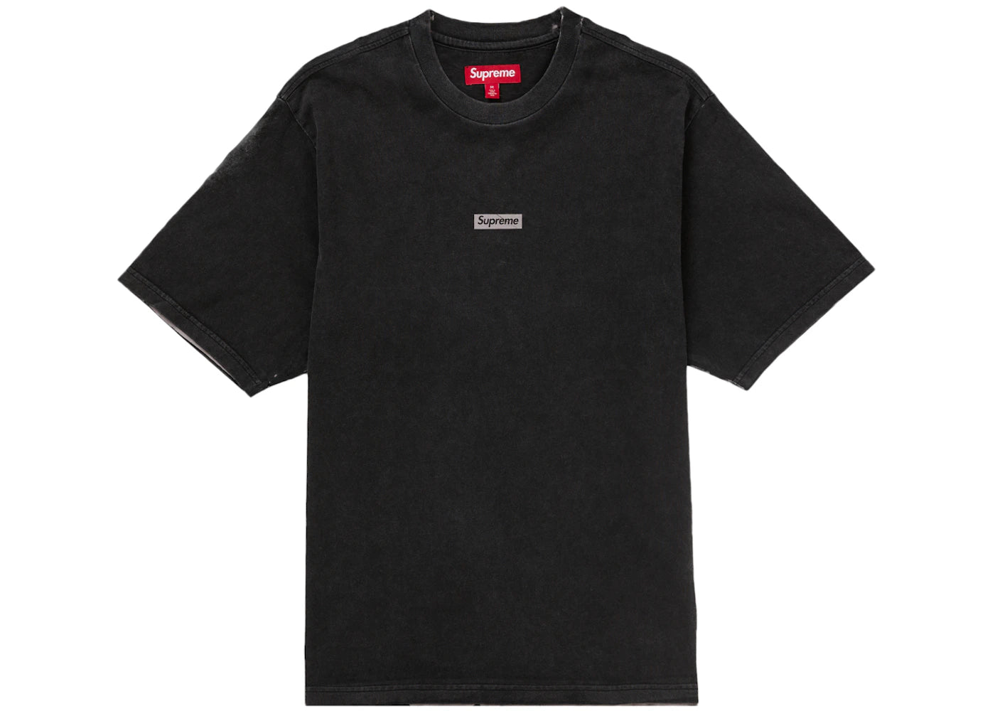 Supreme Overprint Small Box S/S Top Black - vue secondaire A