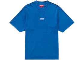 Supreme Overprint Small Box S/S Top Blue