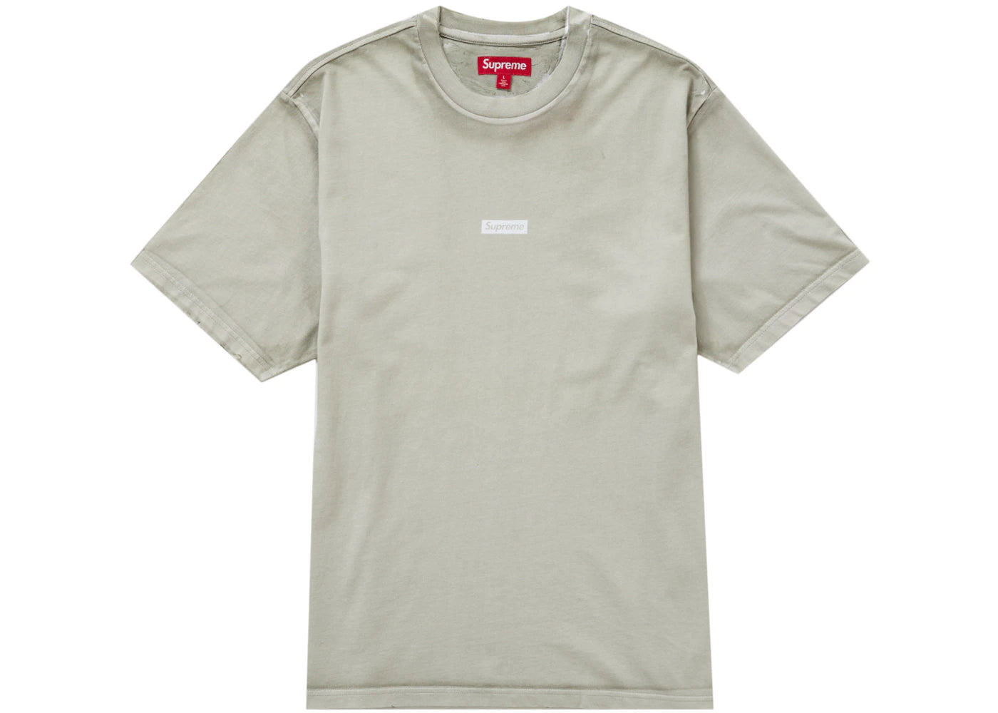 Supreme Overprint Small Box S/S Top Grey - vue secondaire A