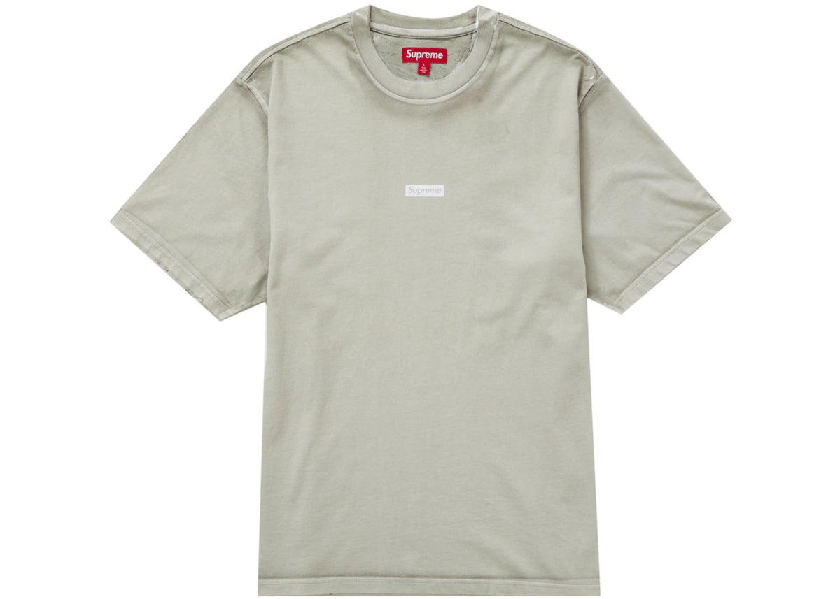 Supreme Overprint Small Box S/S Top Grey - vue 360