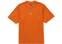 Supreme Overprint Small Box S/S Top Orange