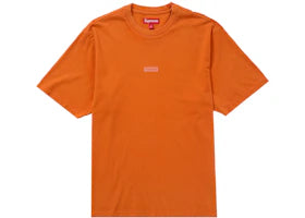 Supreme Overprint Small Box S/S Top Orange - authentic Supreme product