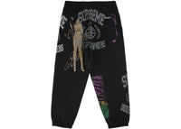 Supreme Overprint Sweatpant Black