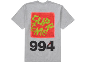 Supreme Paint Tee Heather Grey - vue 360