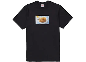 Supreme Pancakes Tee Black - authentic Supreme product