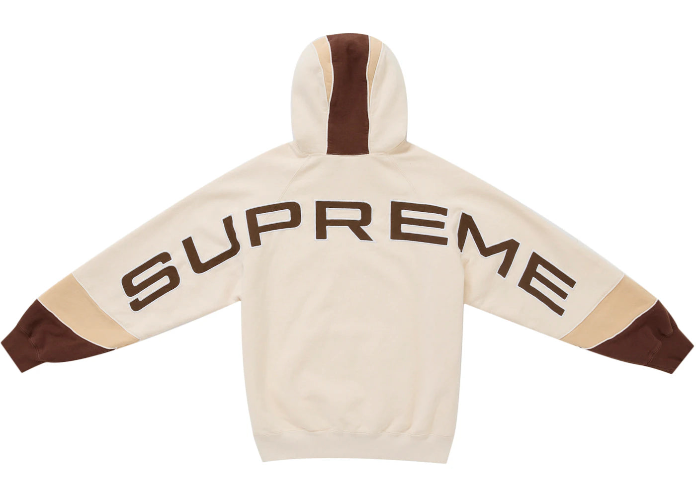 Supreme Paneled Hooded Sweatshirt (SS25) Natural - vue secondaire B