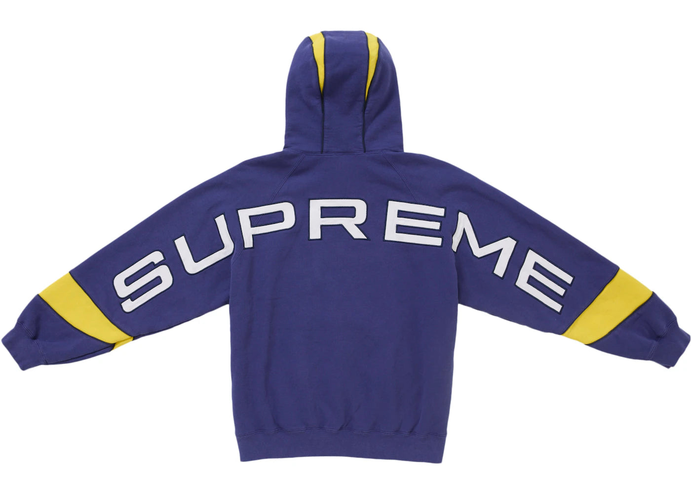 Supreme Paneled Hooded Sweatshirt (SS25) Washed Navy - vue secondaire A
