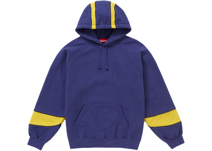 Supreme Paneled Hooded Sweatshirt (SS25) Washed Navy - authentic Supreme apparel