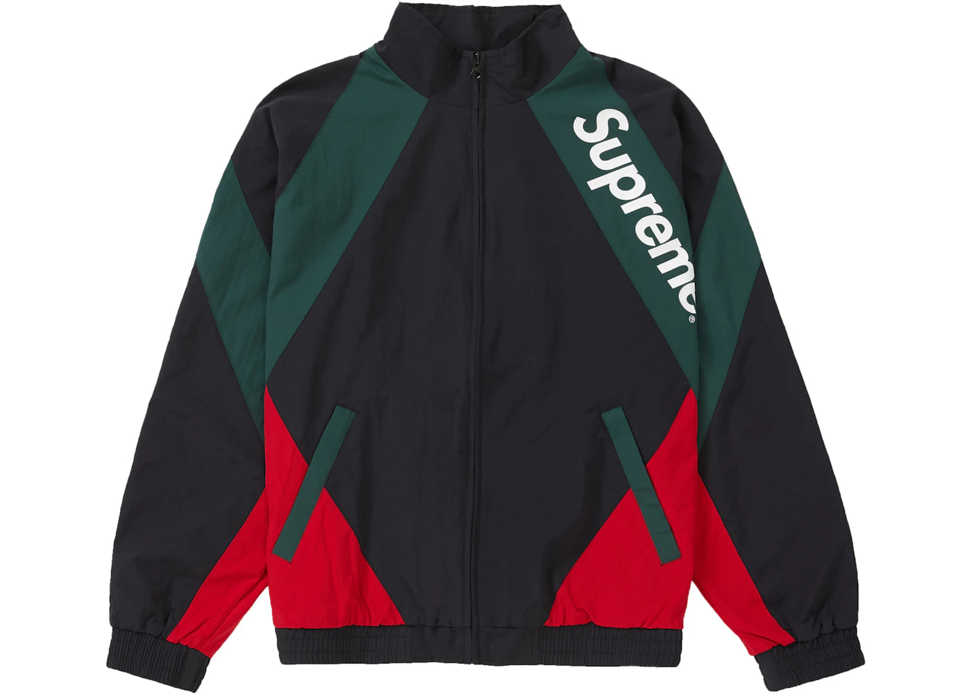 Supreme Paneled Track Jacket Black - vue secondaire A