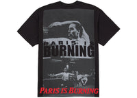 Supreme Paris Is Burning Tee Black