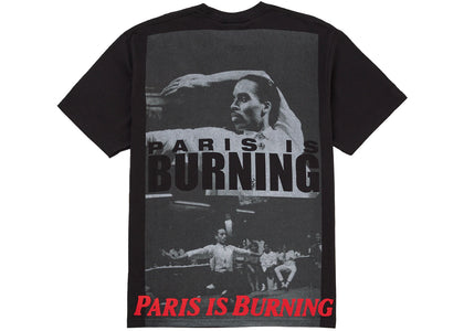 Supreme Paris Is Burning Tee Black - authentic Supreme product
