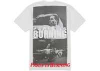 Supreme Paris Is Burning Tee White