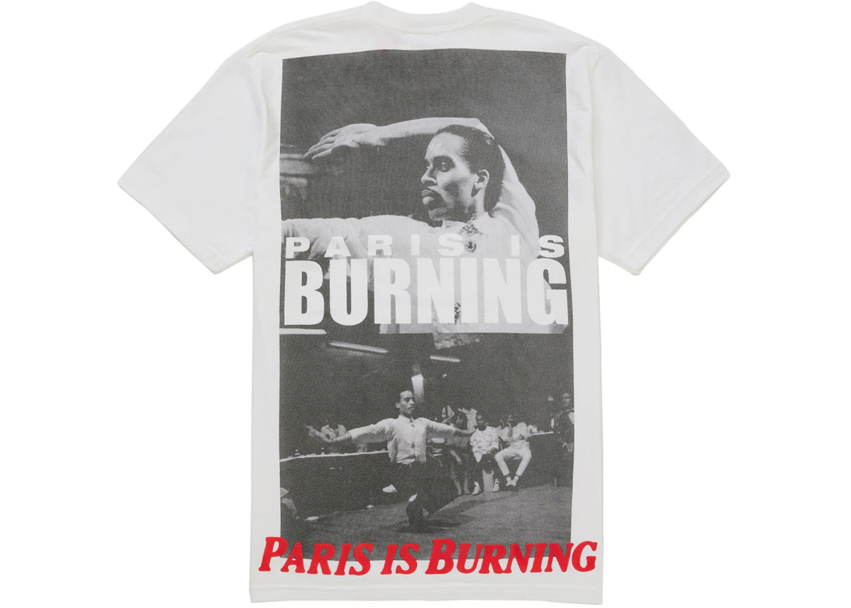 Supreme Paris Is Burning Tee White - vue secondaire A