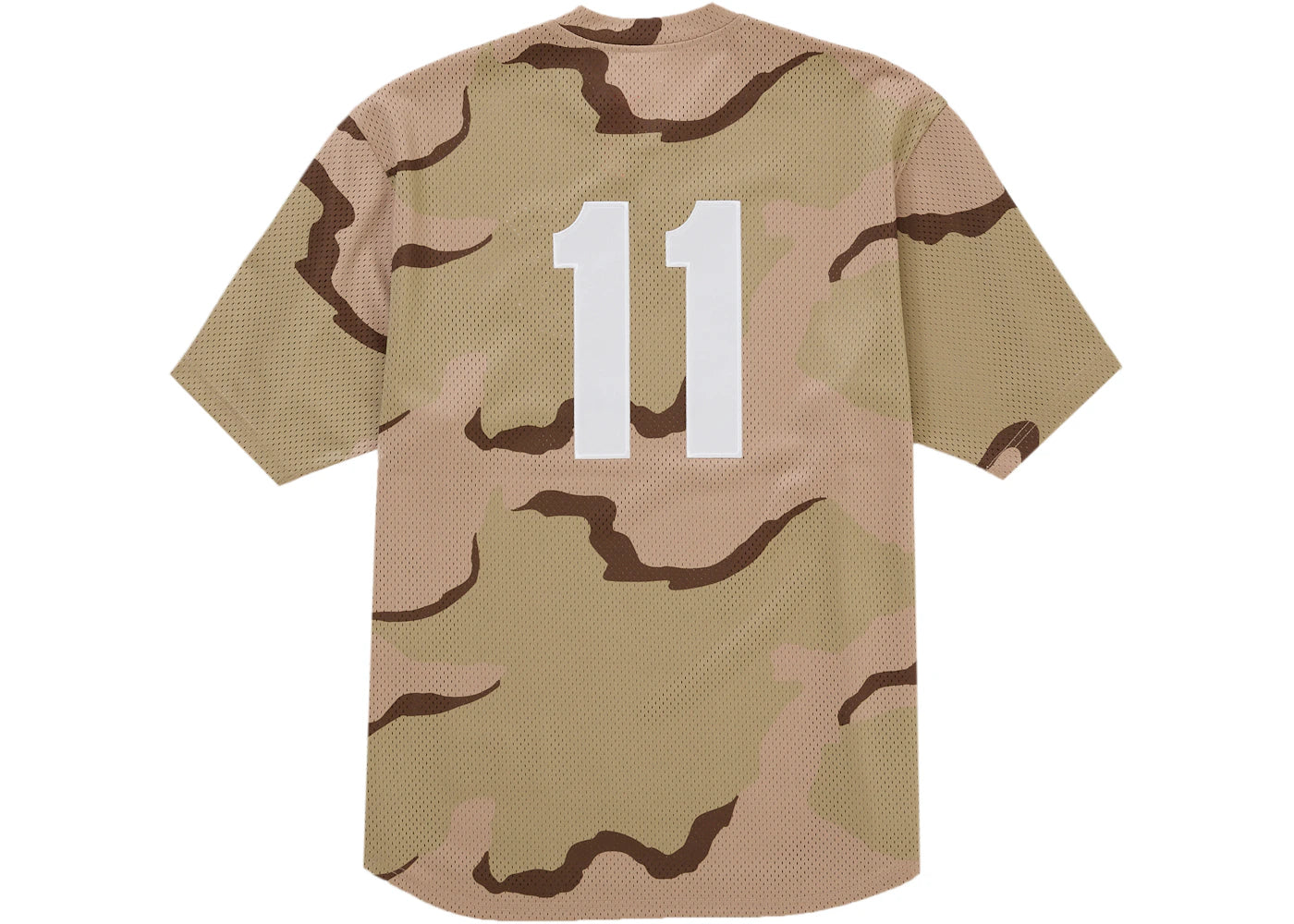 Supreme Paris Shop S Logo Baseball Henley Camo - vue secondaire B