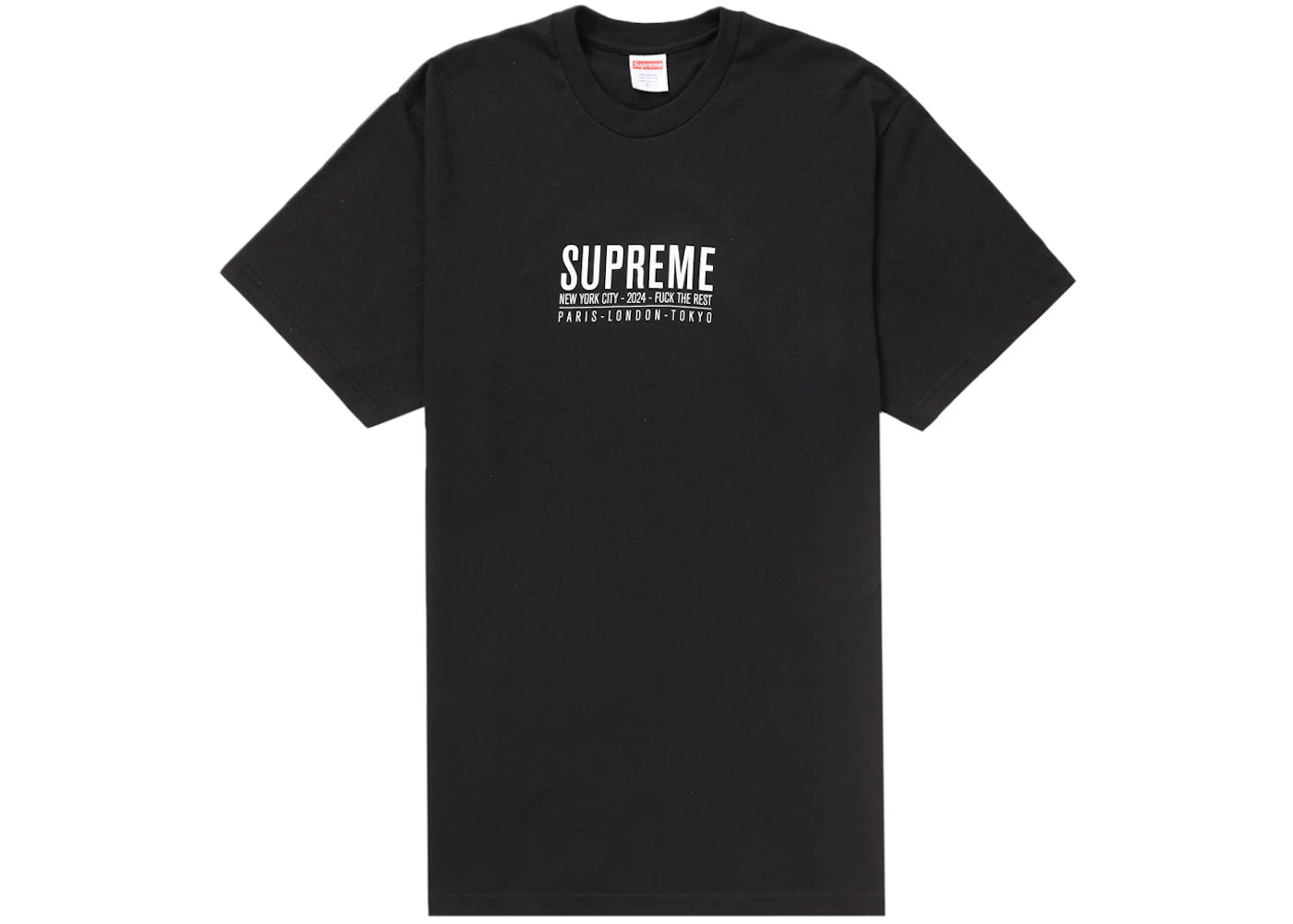 Supreme Paris Tee Black - vue 360