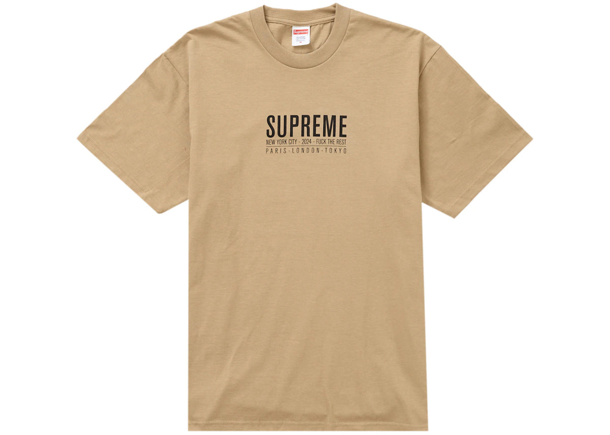 Supreme Paris Tee Khaki - vue 360
