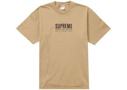 Supreme Paris Tee Khaki - product view 2
