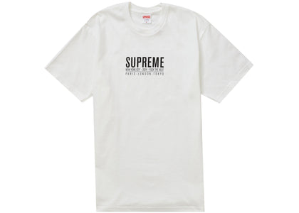 Supreme Paris Tee White - authentic Supreme product