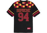 Supreme Patchwork Yoke Football Top Black