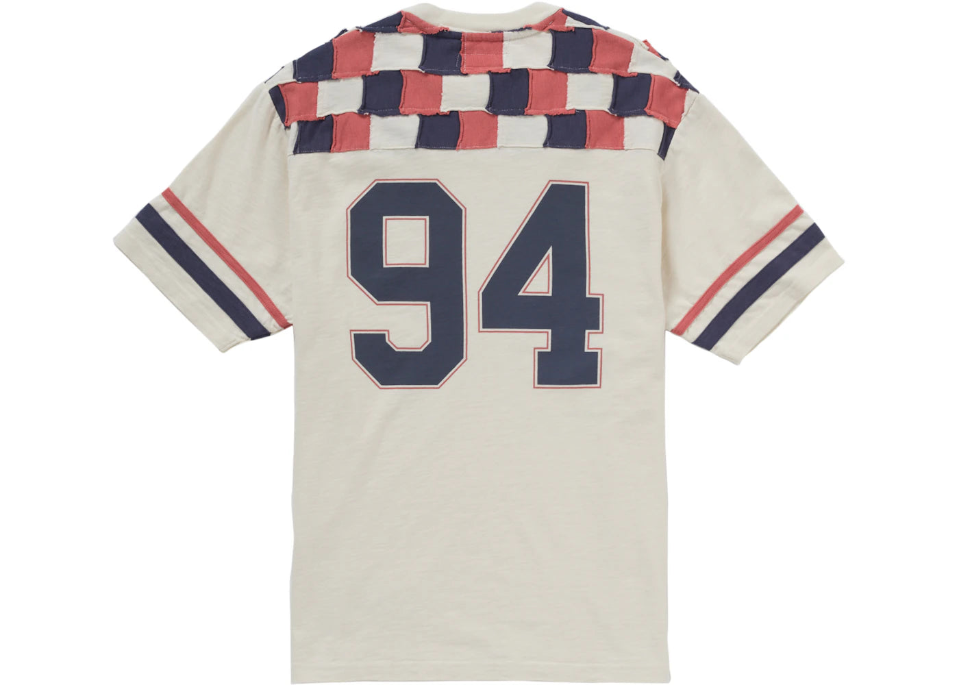 Supreme Patchwork Yoke Football Top Stone - vue secondaire B
