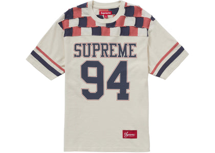 Supreme Patchwork Yoke Football Top Stone - product view 2
