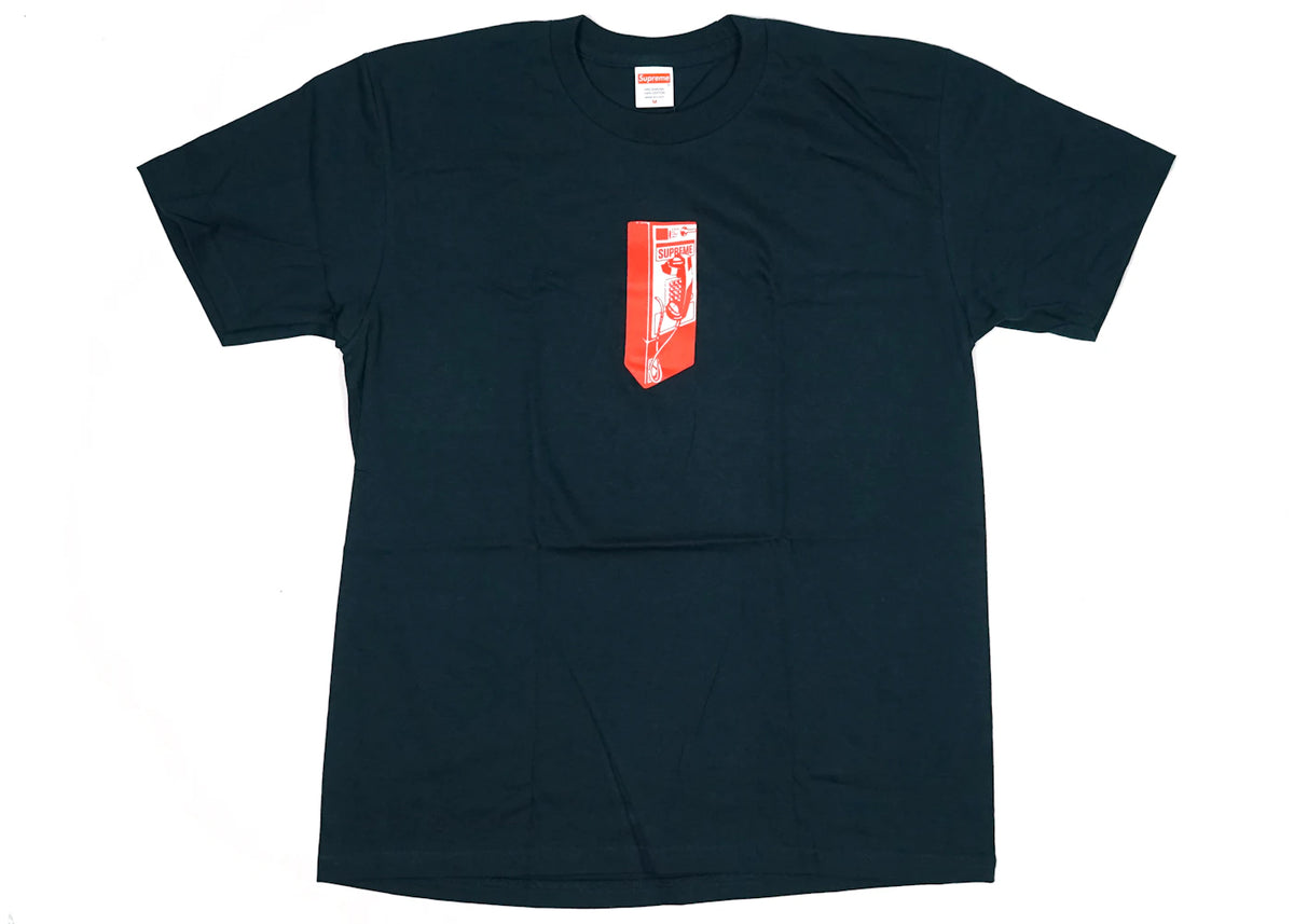 Supreme Payphone Tee Navy - vue secondaire A