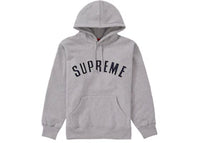 Supreme Pearl Logo Hooded Sweatshirt Heather Grey