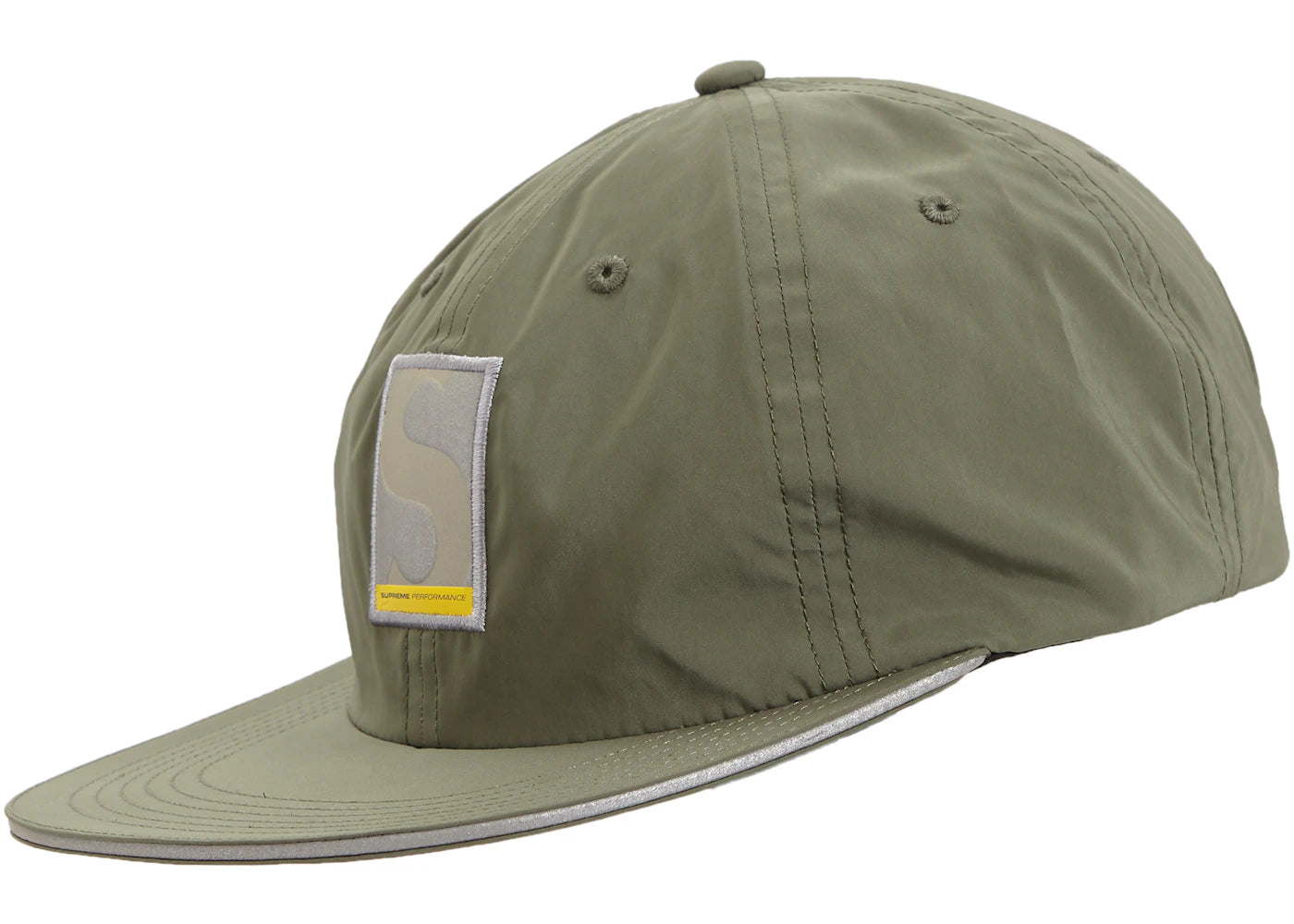 Supreme Performance Nylon 6-Panel Olive - vue 360