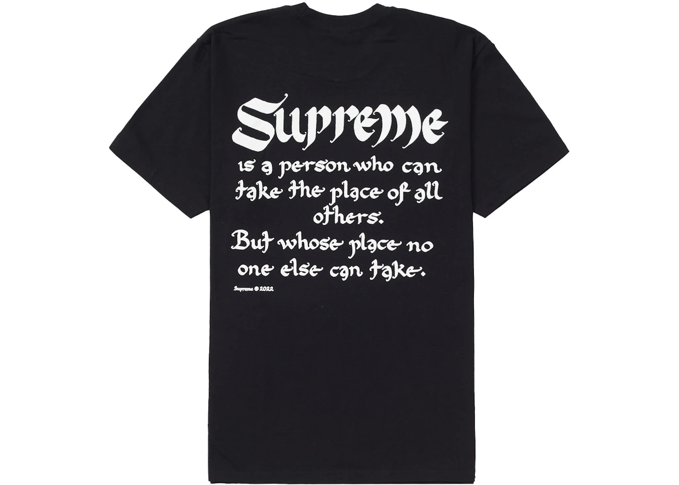 Supreme Person Tee Black - vue secondaire A