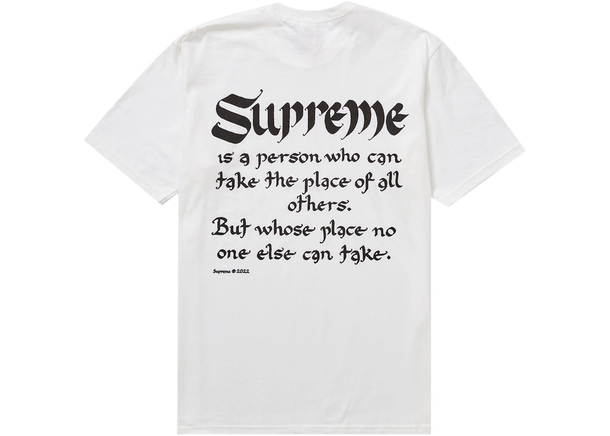 Supreme Person Tee White - vue secondaire B