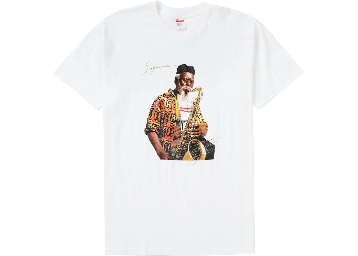 Supreme Pharoah Sanders Tee White - vue secondaire A