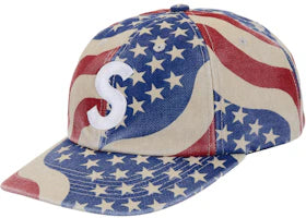 Supreme Pigment Coated S Logo 6-Panel Cap (SS26) Flag - vue 360
