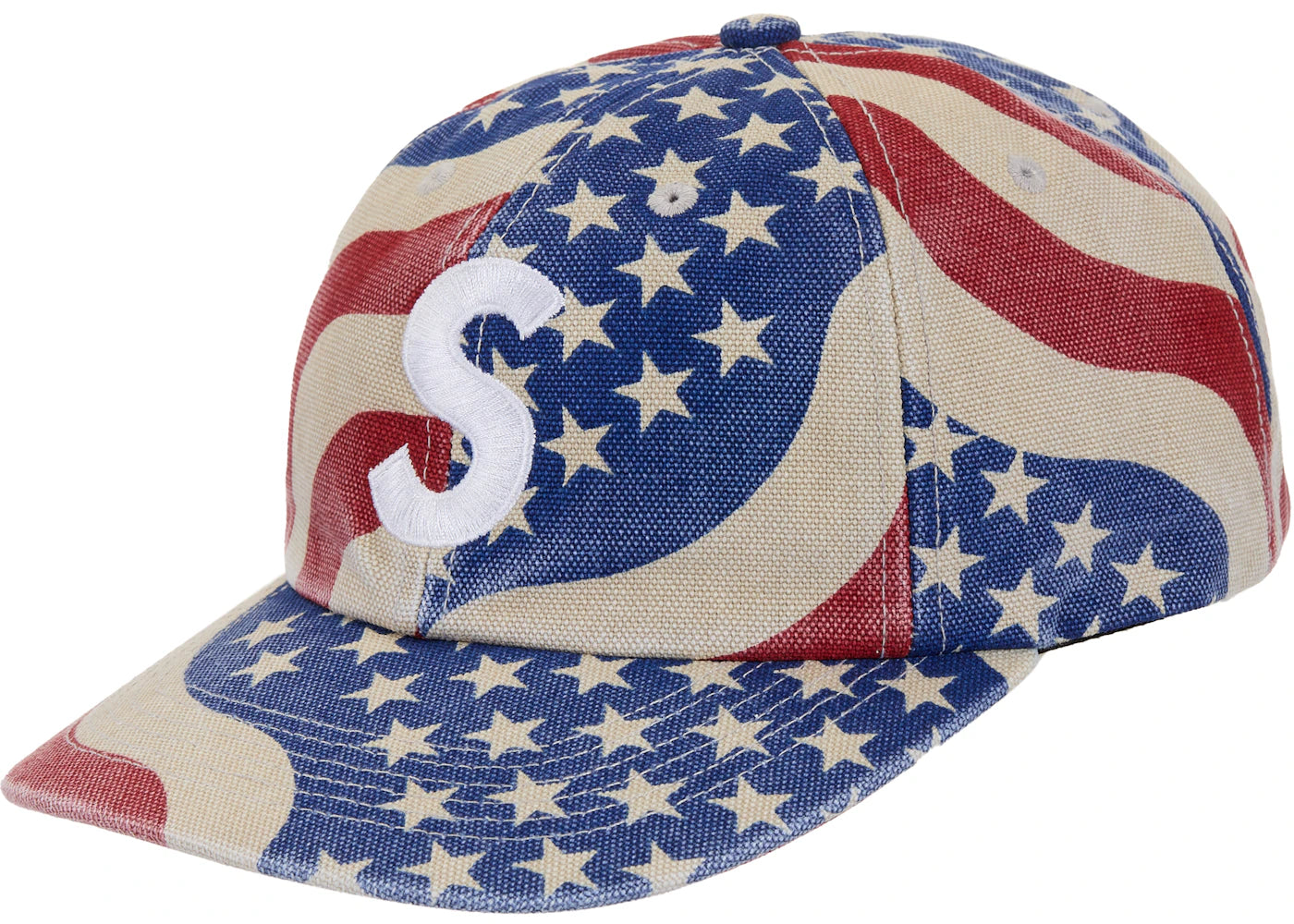 Supreme Pigment Coated S Logo 6-Panel Cap (SS26) Flag - vue secondaire A