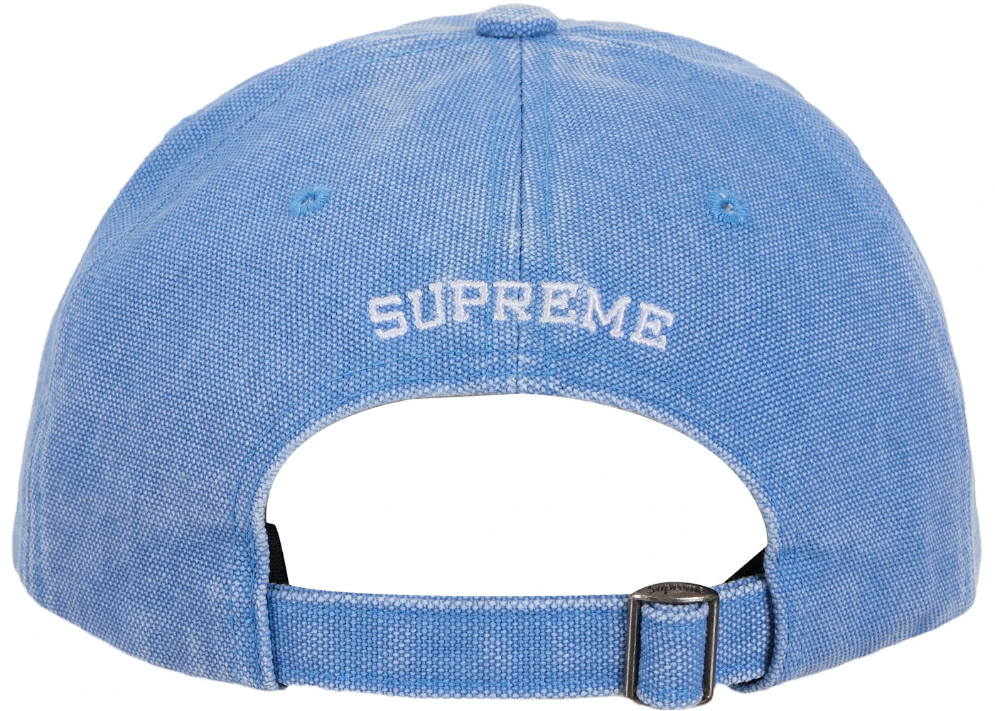 Supreme Pigment Coated S Logo 6-Panel Cap (SS26) Light Blue - vue secondaire B