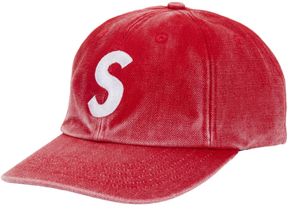 Supreme Pigment Coated S Logo 6-Panel Cap (SS26) Red - product view 2