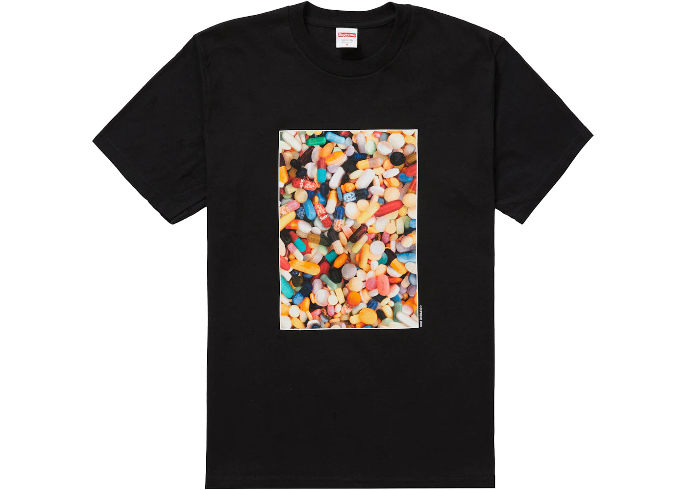 Supreme Pills Tee Black - vue 360