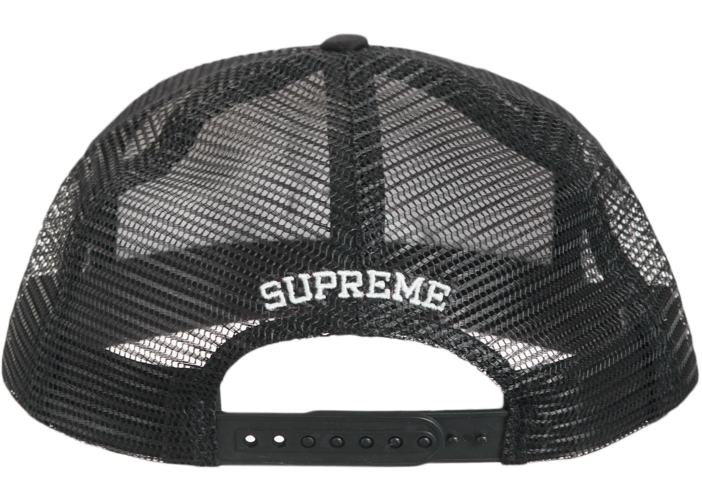 Supreme Pin Up Mesh Back 5-Panel (FW23) Black - vue secondaire A