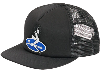 Supreme Pin Up Mesh Back 5-Panel (FW23) Black - authentic Supreme product