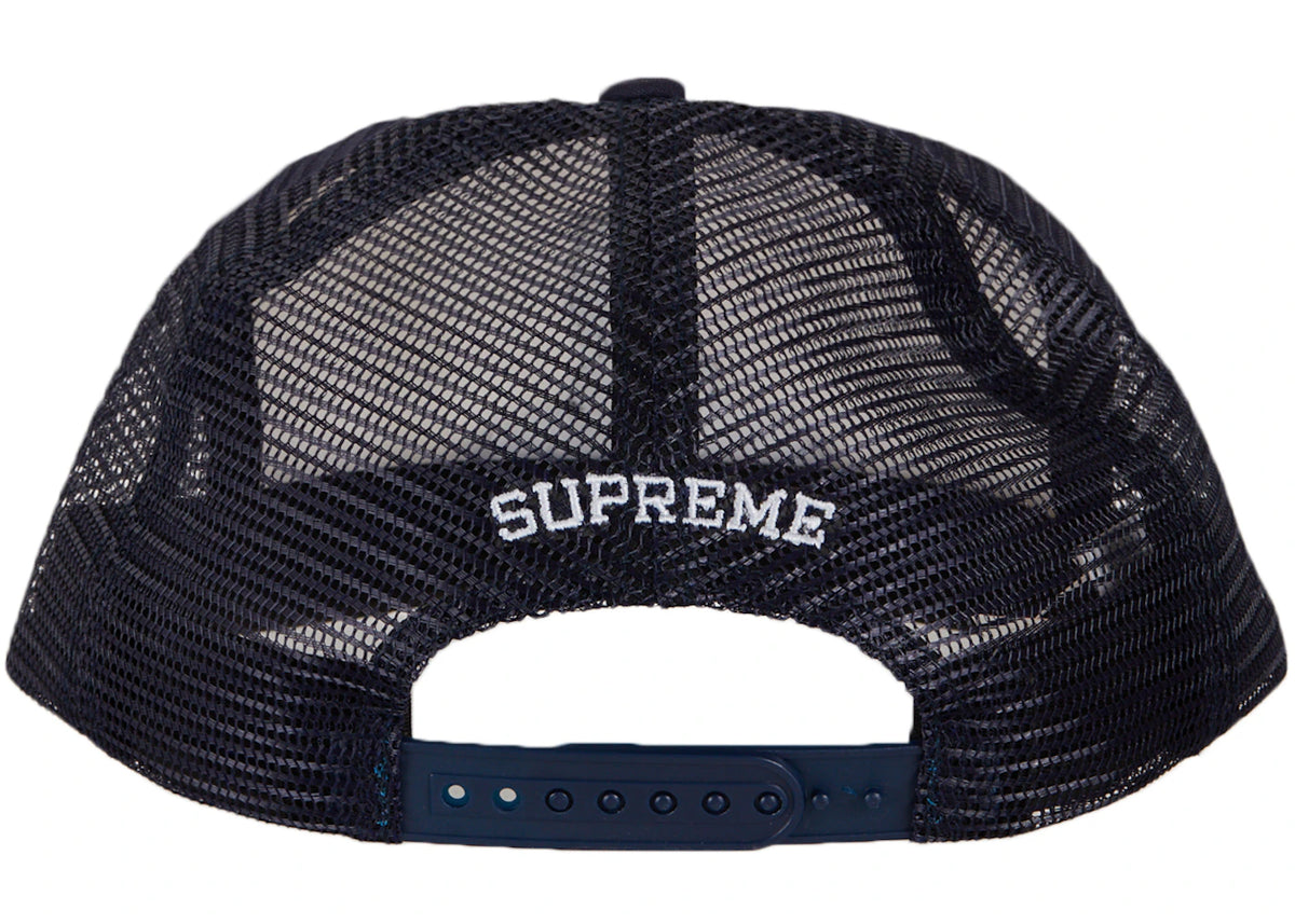Supreme Pin Up Mesh Back 5-Panel Navy - vue secondaire B