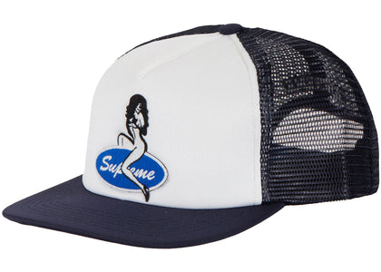Supreme Pin Up Mesh Back 5-Panel Navy - product view 2