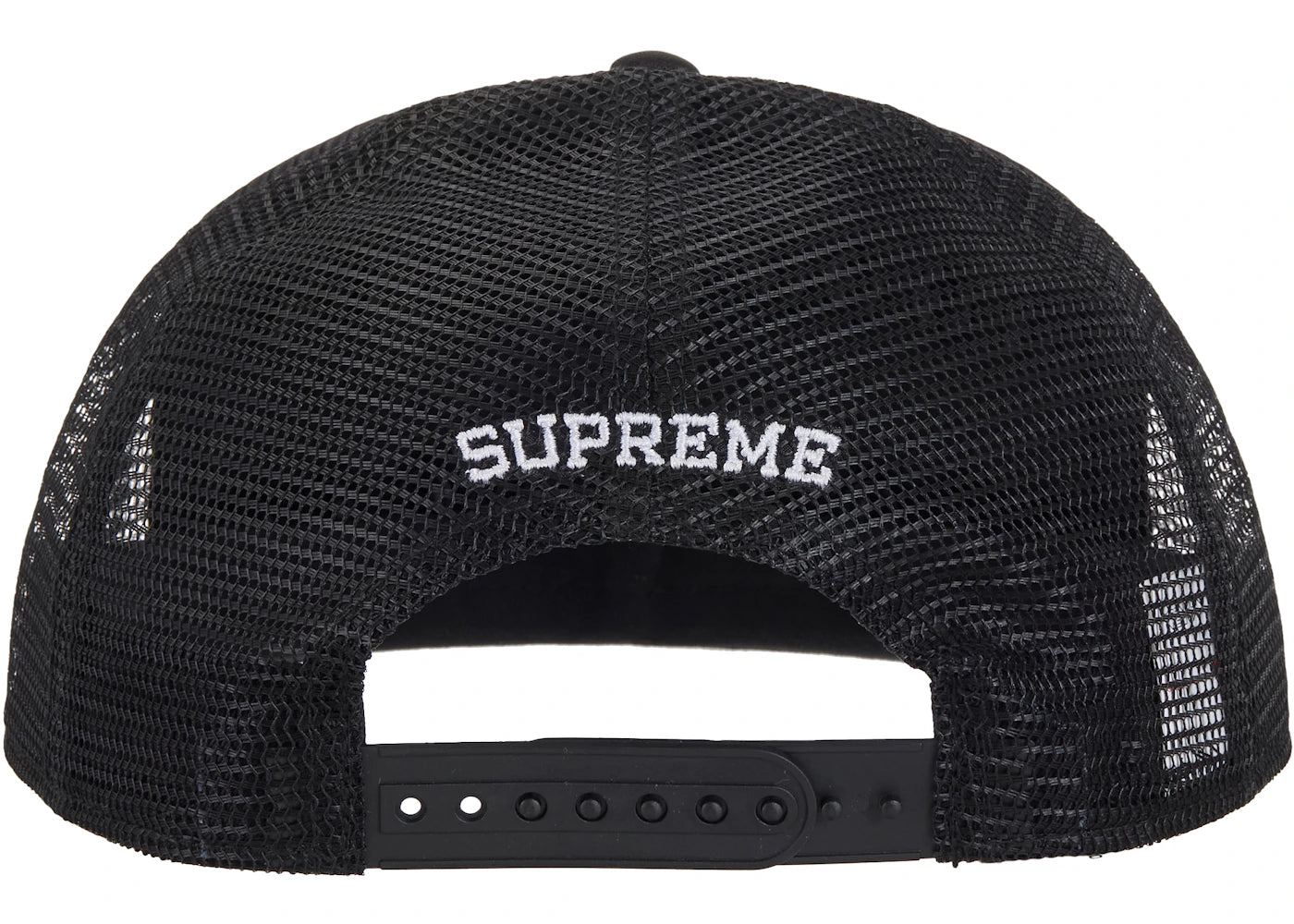 Supreme Pins Mesh Back 5-Panel Black - vue secondaire B