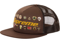 Supreme Pins Mesh Back 5-Panel Brown