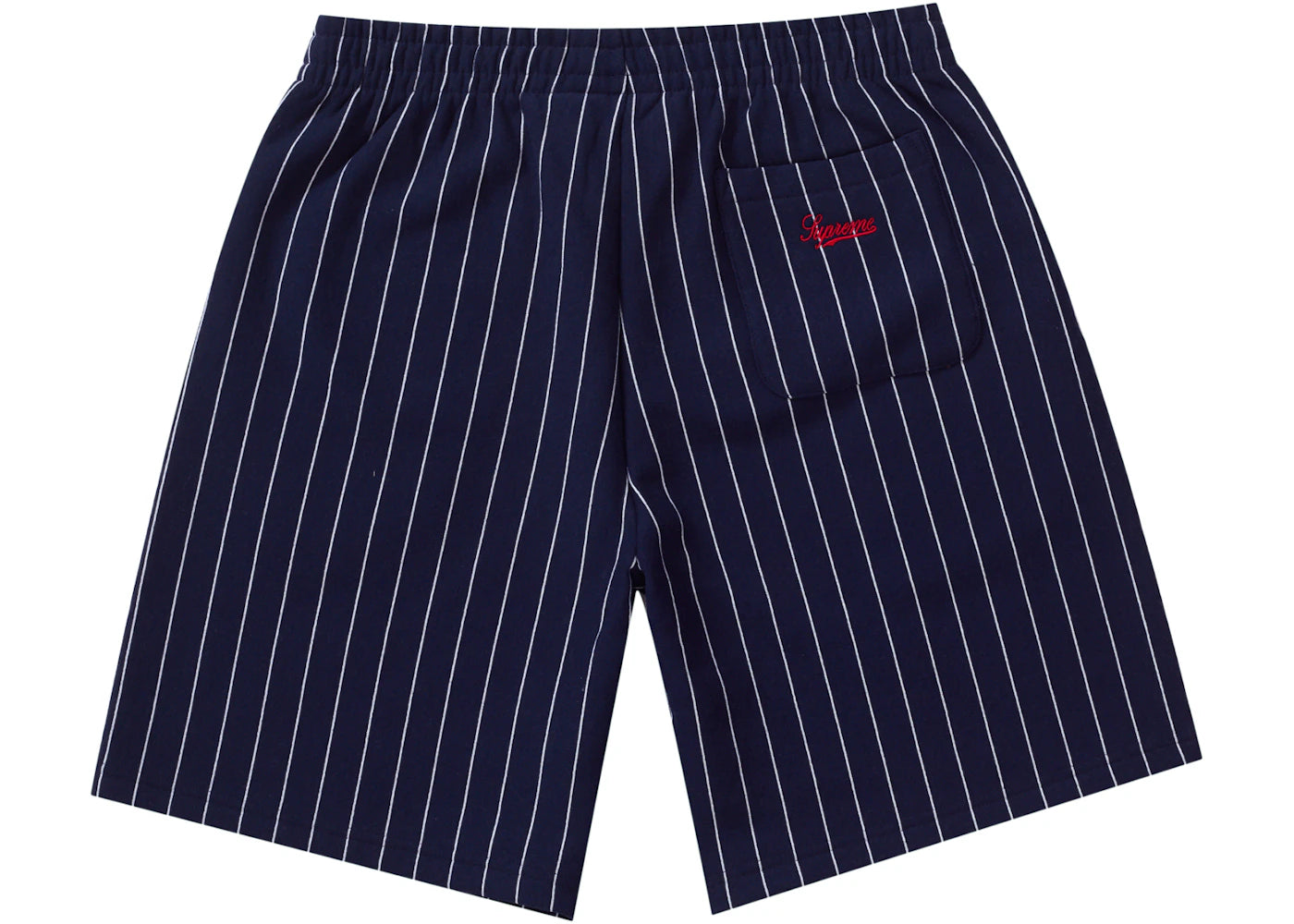 Supreme Pinstripe Sweatshort Navy - vue secondaire B