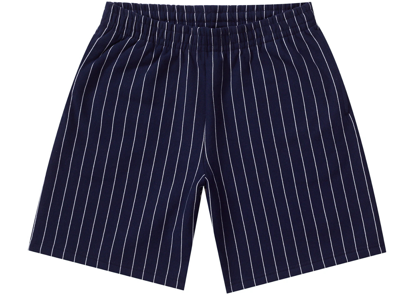 Supreme Pinstripe Sweatshort Navy - vue secondaire A